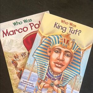 Who Was Marco Polo and King Tut Books